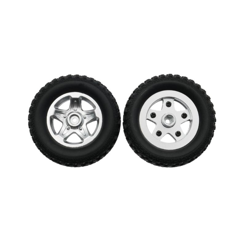 High Strength Metal Hub Tire Set Improves Vehicle Stability And Crawlers Safety For MN82/82S/LC79 Model Enthusiasts