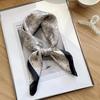 Retro Fashionable Cashew Nut Versatile Small Silk Scarf Female, Spring and Summer New Square Scarf Headband Bag Head Small Scarf Square Scarf