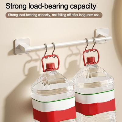 Superior Quality Aluminum Towel Rack Wall Mounted 30CM/40CM Towel Storage Hanger Paste Strong Load-bearing Bathroom Organizer