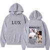 Singer Rosalia Lux Album 2026 Tour Print Hoodie Men Women Hip-hop Pullover Long Sleeves Loose High Quality Hip-hop Sweatshirts