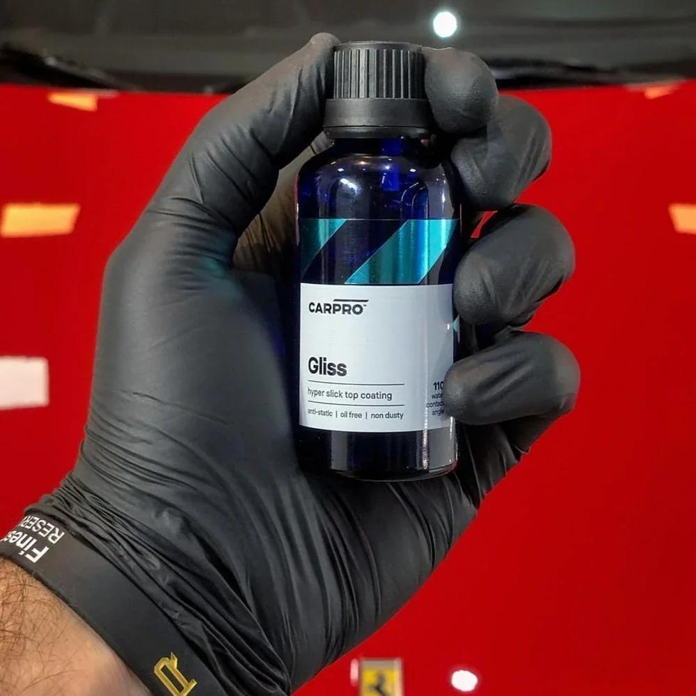 50ml Kit Ceramic Coating for Cars Hyper Smooth Hydrophobic Nano Top-Coat with Microfiber Applicators