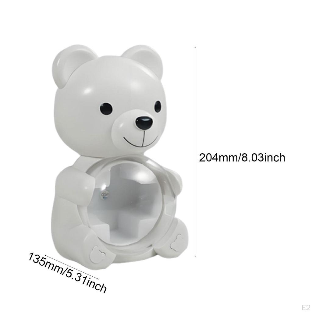 Automatic Watch Winder Accessories Holder Storage Organizer Portable Bear Shaped Sturdy for Man and