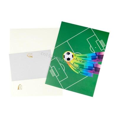 Football Basketball Popup Card,Handmade Sports Greeting Cards with Envelope 6XDE