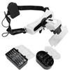 Headband Magnifier LED Light HeadMounted Head Loupe for Reading Embroidery Tattoo