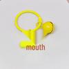 Colorful Floral Bell Keychain Ring - Chic Handbag Pendant & Small Gift for Women