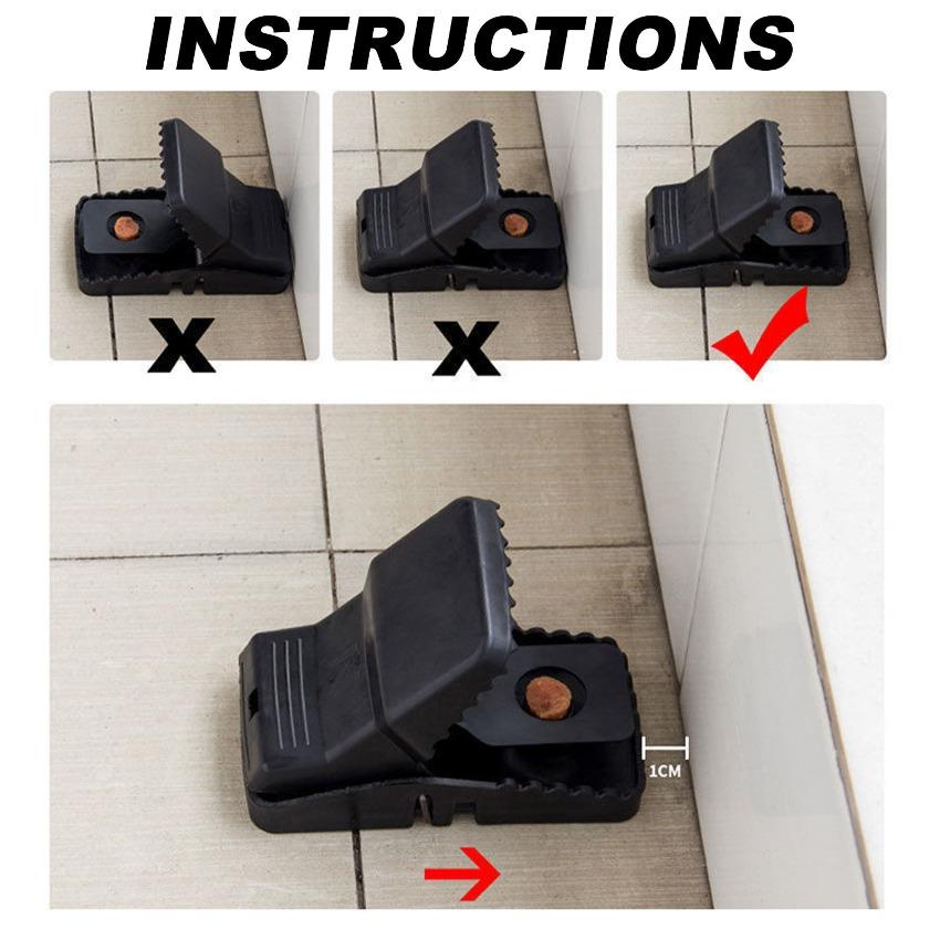 3 Stück Mäusefallen + Automatischer Rattenkäfig, Großer Robuster Nagetierfänger für Zuhause, Küche & Lagerhaus, Beseitigt Ganze Nester