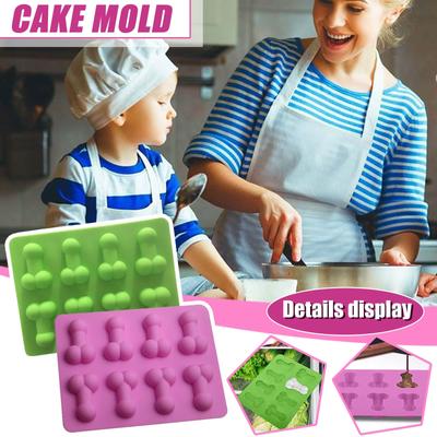 Shape Ice  Tray Cake Silicone  Is Suitable For Birthday Parties