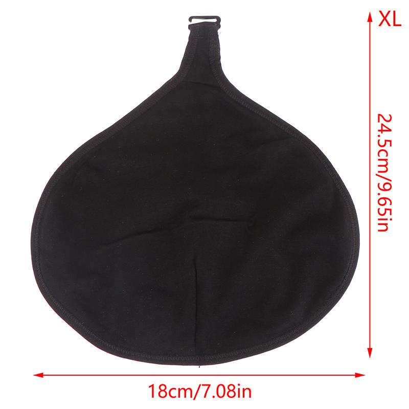 Portable Soft Breathable Cotton Breast Prosthesis Protective Pocket Hook Case For Mastectomy Fake Breast Care Bags