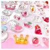 Set of 3 Cute 3D Puffy Drop DIY Perfect for Interior Diary Album and Gifts Yellow Stickers, Sparkly, Girls, Gifts, Decor, Decor, Decorations, (Orange