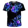 Men's 3D printed mushroom short sleeved T-shirt with magic mushroom print pattern plus size street men's T-shirt