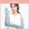 Summer Long Loose Sun Protection Gloves With Uv Shield For Women Outdoor Activities