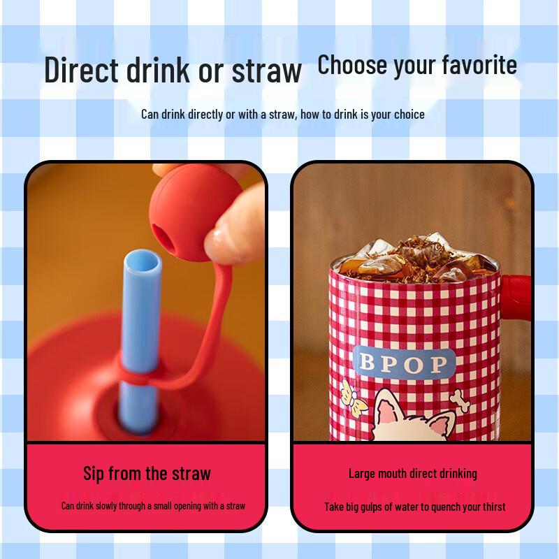 

BEDDYBEAR 316 Stainless Steel Insulated Tumbler with Straw