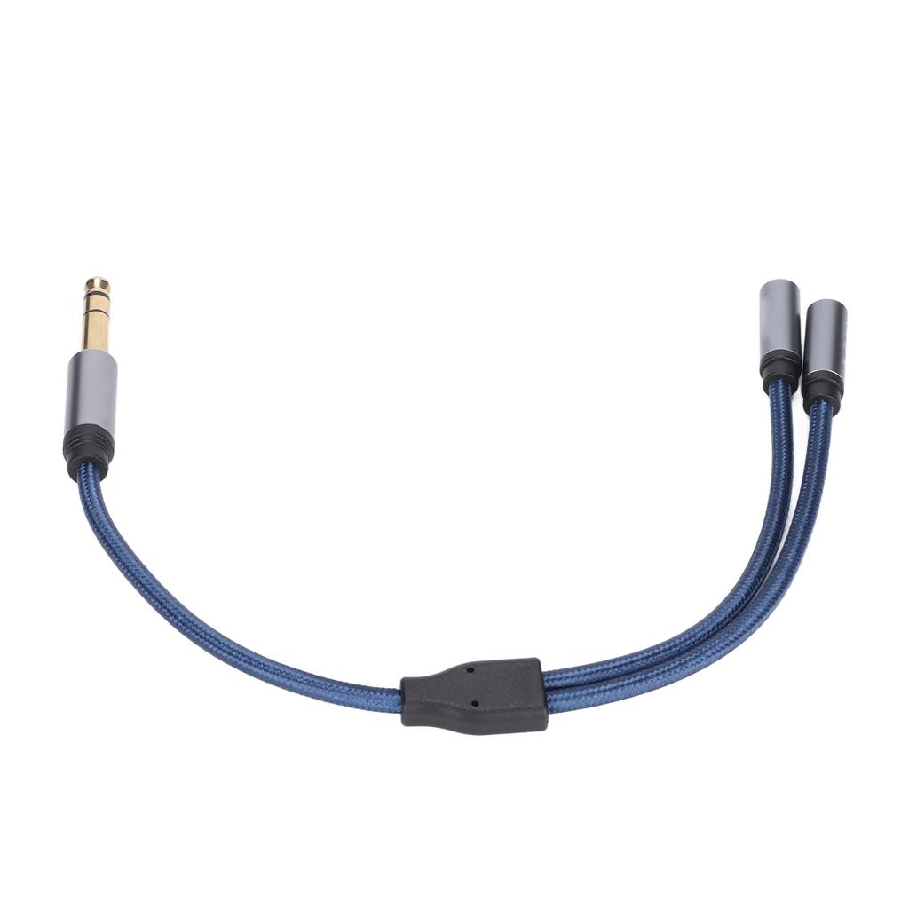 o Cable 6.35mm Male to Dual 3.5mm Female Fidelity Professional o Adapter Cord