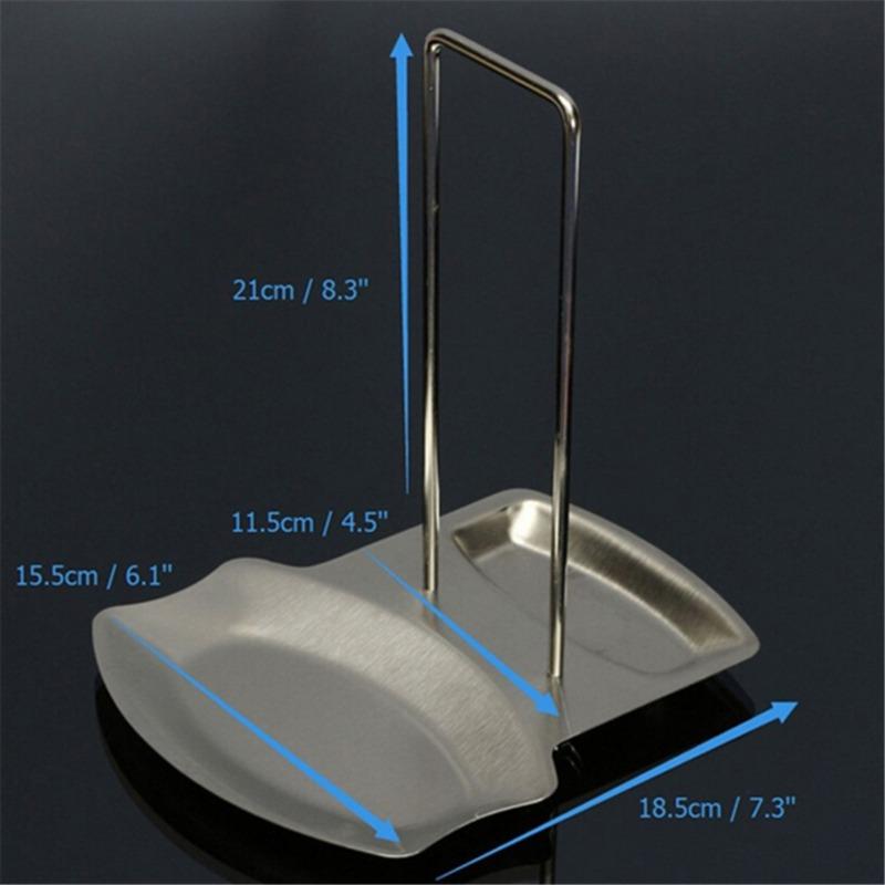 Wall Hanging Pot Cover Rack Kitchen Organizer Rack Five-Layer Pot Lid Metal Rust-Free Multifunctional Rack Pot Lid Storage Rack