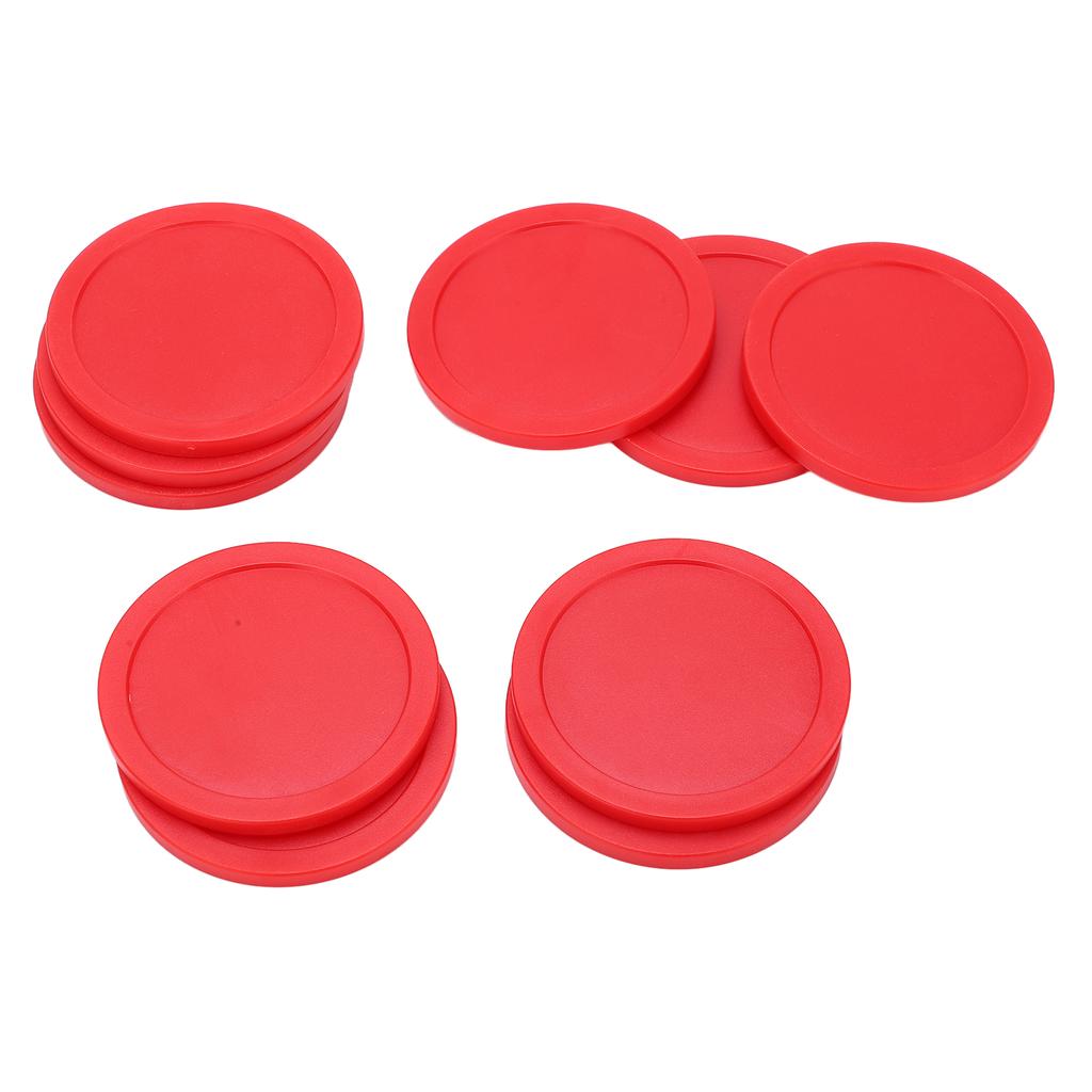 10pcs 64mm Ice Hockey Table Pucks Replacement Round Table Hockey Pucks for Practicing and Training