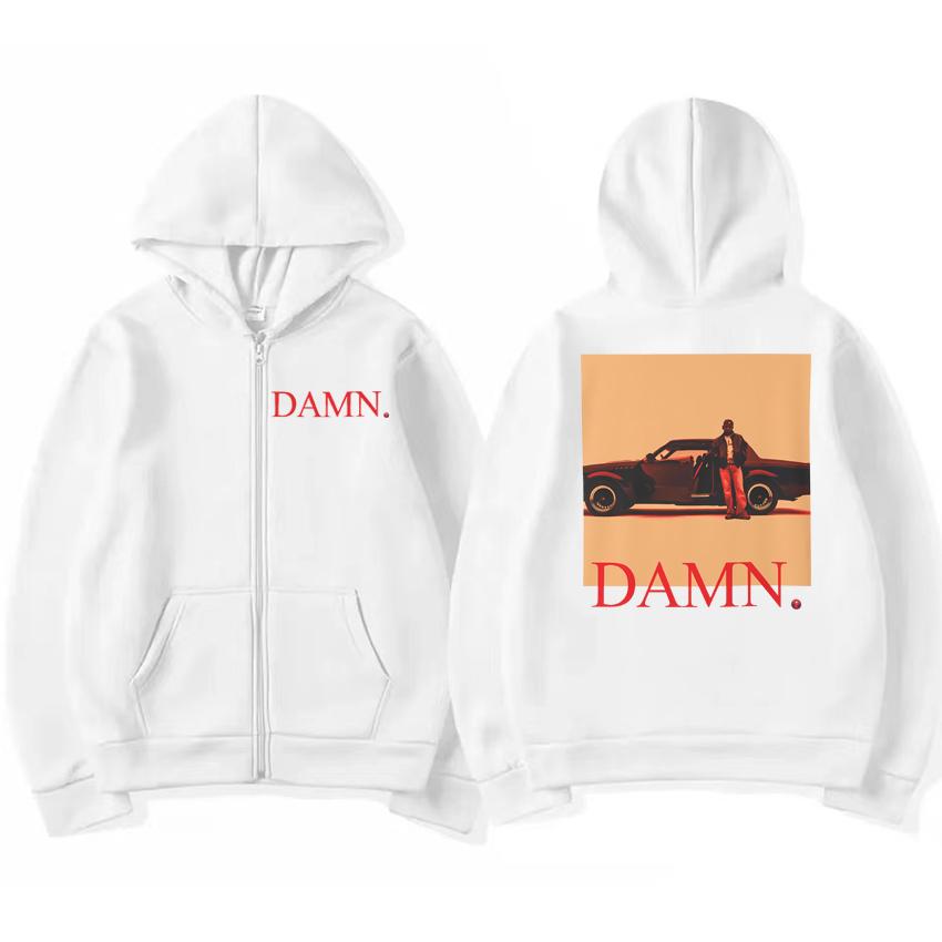 Rapper Kendrick Lamar New Hip Hop Album Streetwear 2025 Men Women Punk Zipper Coat Unisex Fleece Long Sleeve Hoodie Sweatshirt