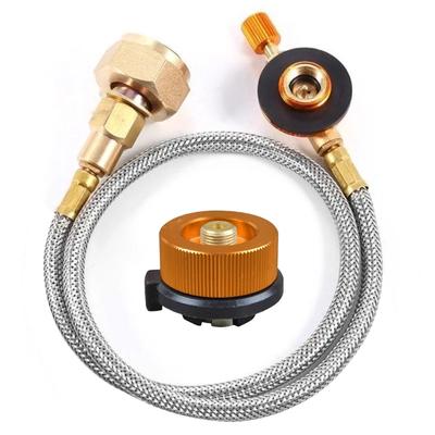 90cm Outdoor Gas Stove Camping Stove Propane Refill Adapter Burner Flat Cylinder Tank Coupler Bottle Adapter
