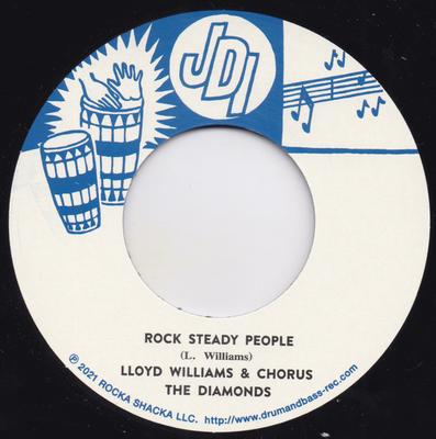 Disque 7 pouces LLOYD WILLIAMS & THE GAYLETTES, THE - Rock Steady People / Make Yourself  RS7004 JDI 2022 Japon Reggae, Ska & Dub Occasion
