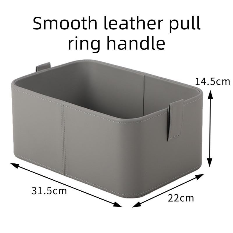 

Leather Storage Box Clothes Organizer Boxes Wardrobe Accessory Organization Basket Luxury Organizing Baskets Organizer Furniture