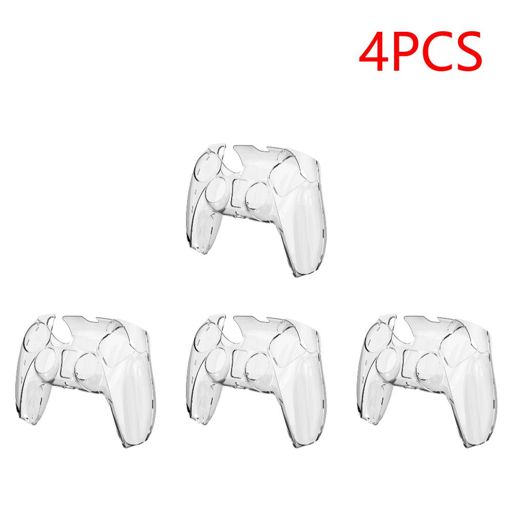 Clear Cover Case Protector Skin for PS5 Controller Transparent PC Cover Skin for PlayStation 5 Controller Accessories