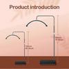 2025 Half Moon LED Video Light with Stand: Adjustable Color, 360 Rotation, Remote & Phone Holder
