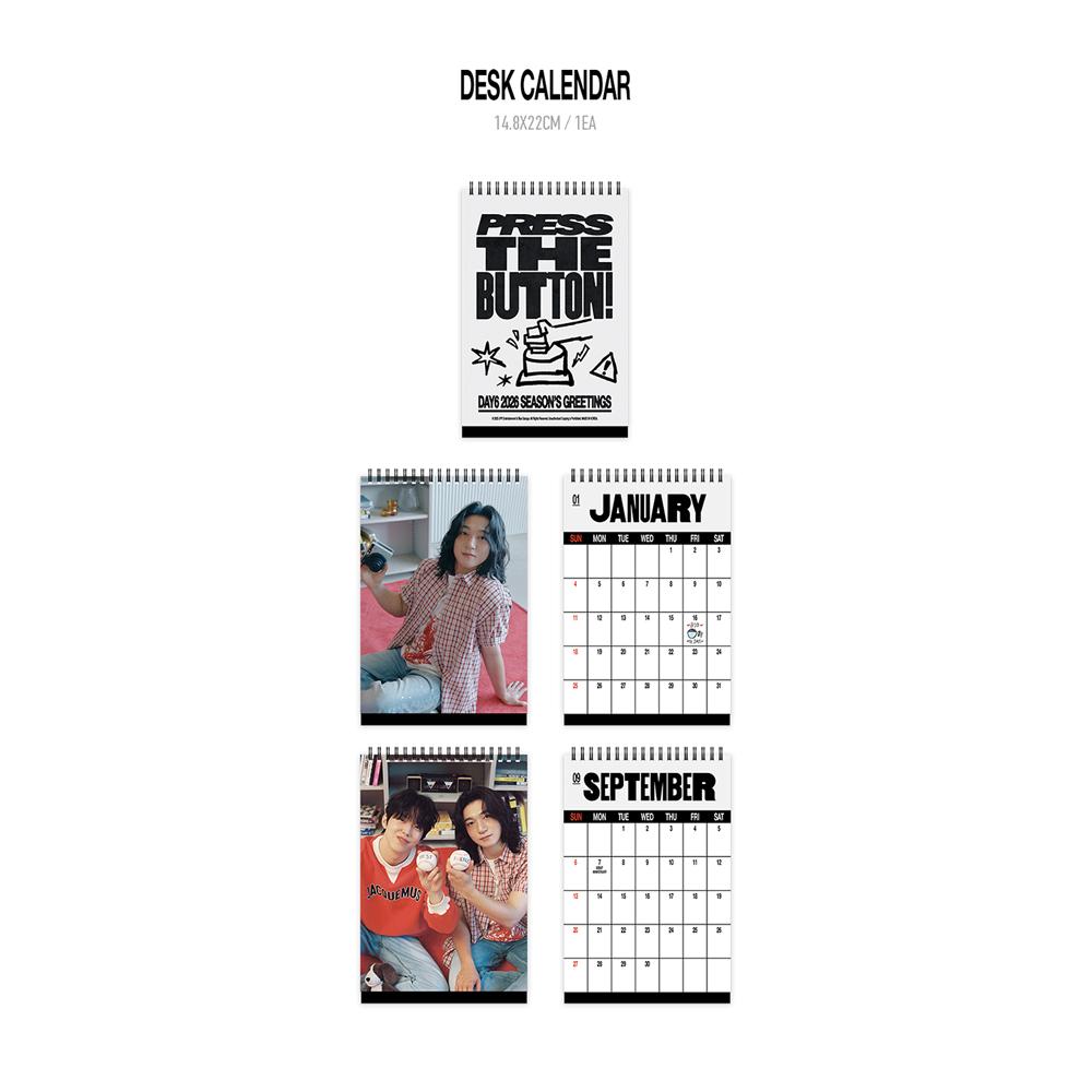 [Pre-order] DAY6 - 2026 Seasons Greetings [PRESS THE BUTTON]