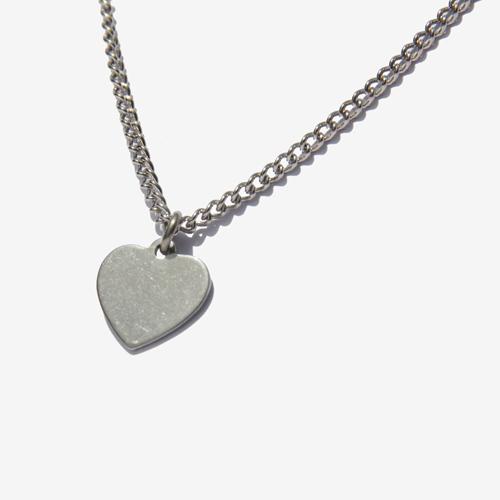 Rush Off Surgical Steel Casual Heart Necklace