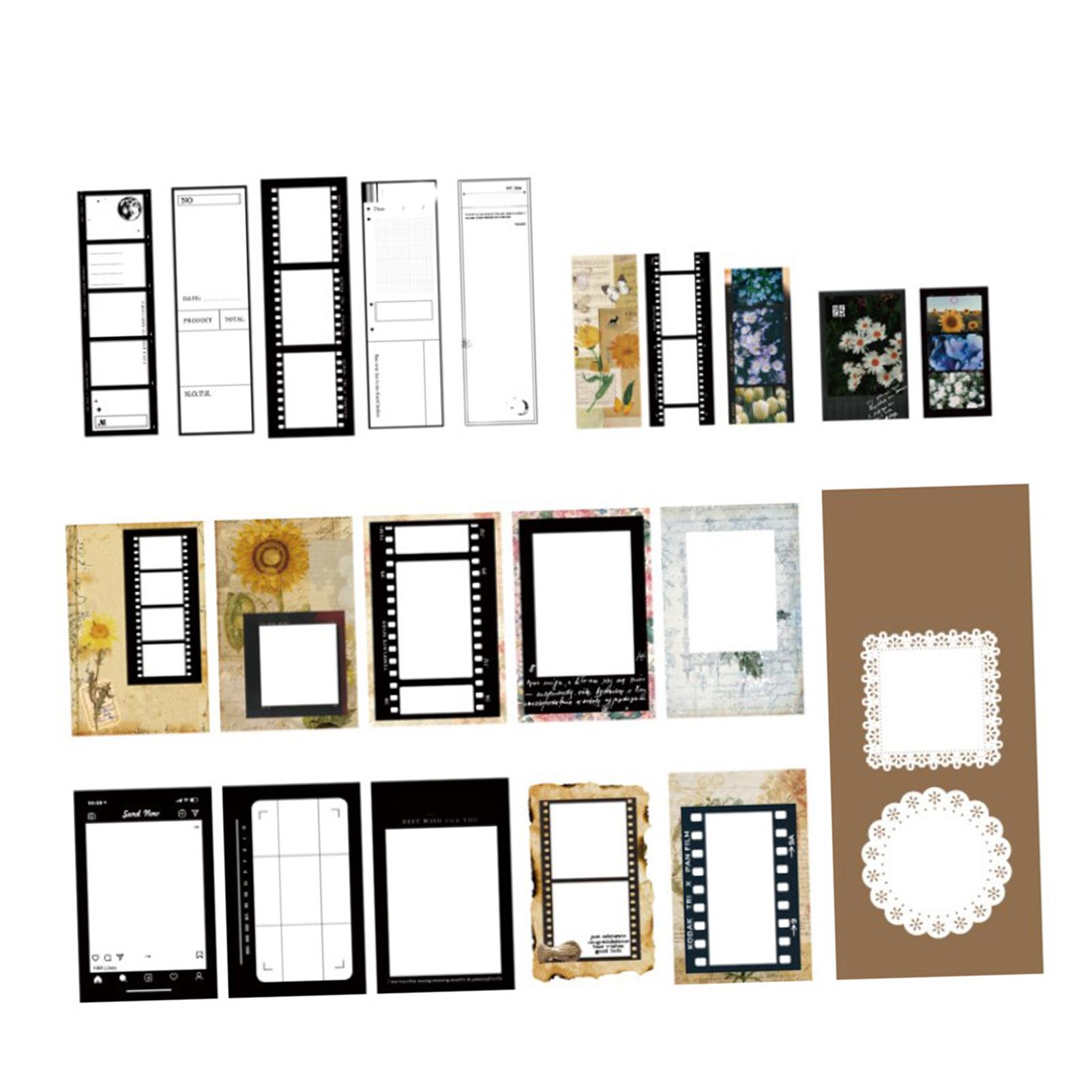 

85 листов наклеек для скрапбукинга, ретро, самоклеящиеся, разные узоры, винтажные наклейки для ведения журнала, скрапбукинга