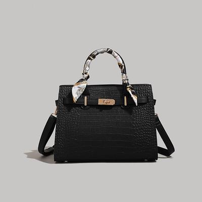 Mother's Day Gift High-end Crocodile Pattern Portable Tote Bag Women's New Fashion Versatile Gift Bag