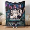 Gta Blanket Soft & Cozy Great for Seaside Couch Chair for All Occasions Digital Print Perfect Gift for Relatives and Friends
