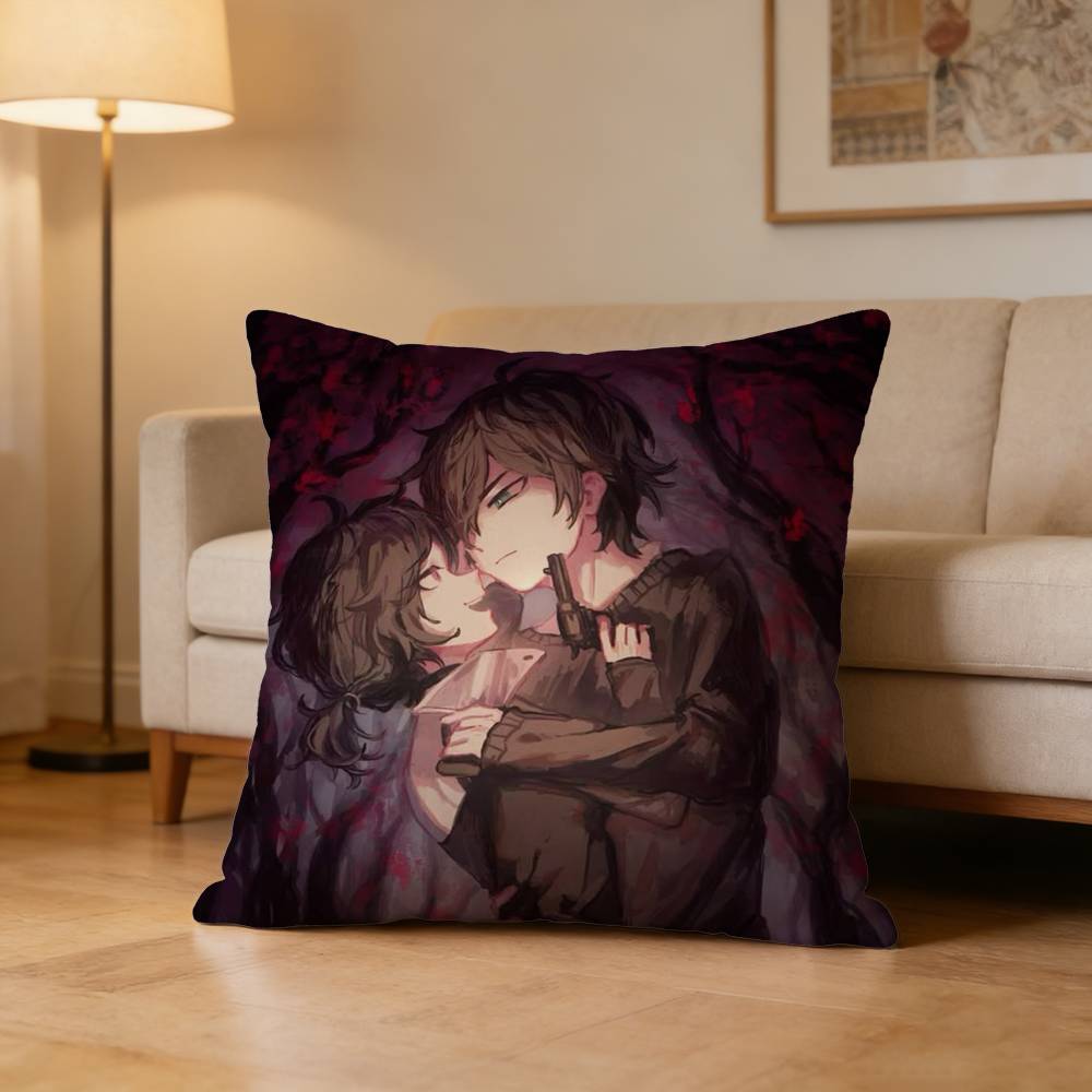 C-Coffin Of A-Andy And L-Leyley Pillow Case Pattern Printed Pillowcase For Living Room Sofa Cushion Cover
