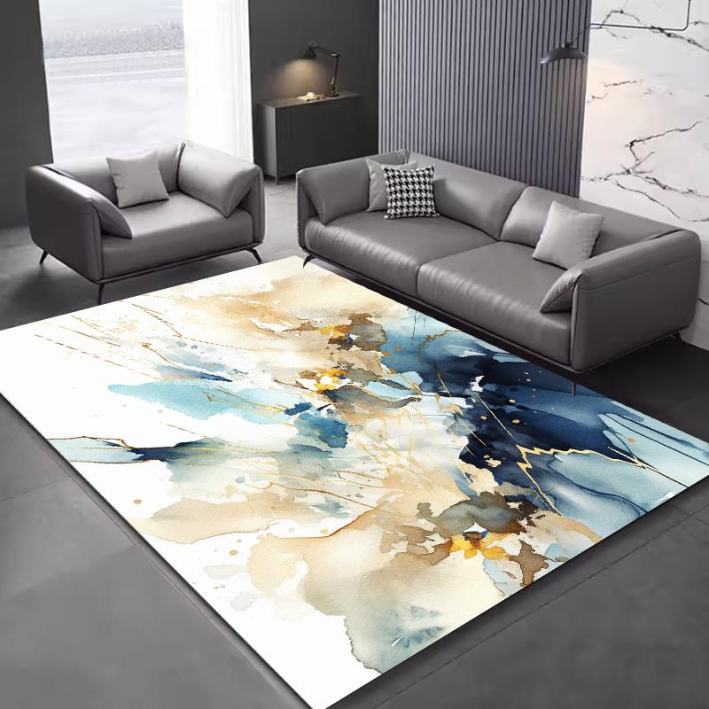 Nordischer Teppich Wohnzimmer Haushalt Große Größe Bodenmatte Schlafzimmer Dekoration Bereichsteppich Waschbar Raumdekor Sofa Couchtische Matten