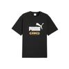 Puma Unisex Retro Loose Fit Cotton Graphic T-Shirt 636821