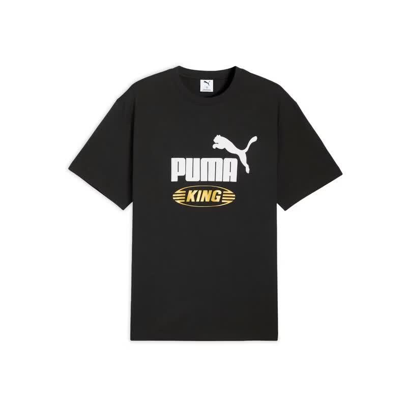 Puma Unisex Retro Loose Fit Cotton Graphic T-Shirt 636821