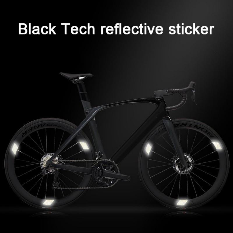 6pcs Bicycle Wheel Reflective Sticker Night Riding Safety Stickers