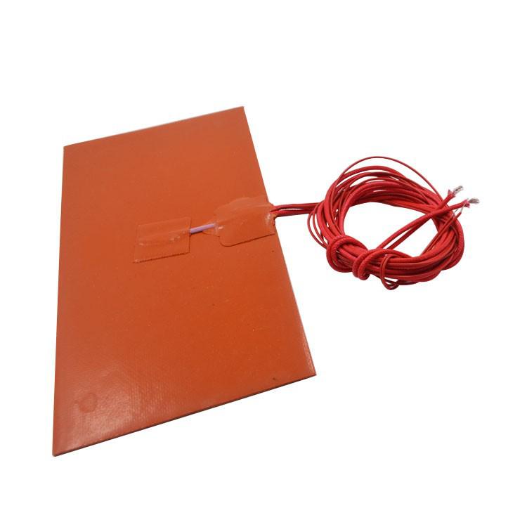 3D Printer Silicone Heated Bed Heater, 100x200mm.