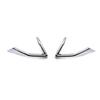 For Nissan Qashqai J12   Car Accessories ABS Chrome Front Fog Light Lamp Cover Trim Molding Bezel Garnish