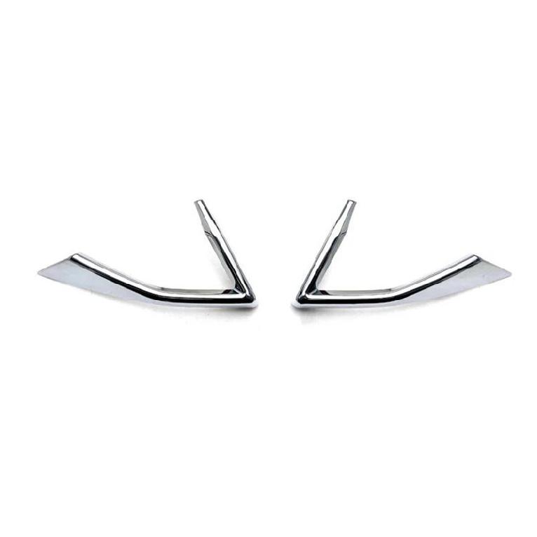 For Nissan Qashqai J12   Car Accessories ABS Chrome Front Fog Light Lamp Cover Trim Molding Bezel Garnish