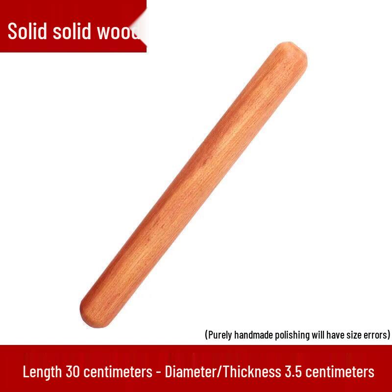 Solid Wood Thickened Rolling Pin