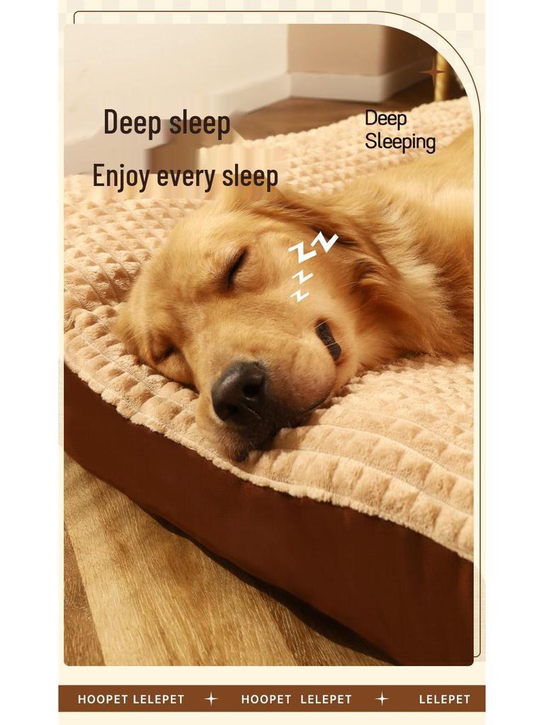 Cztery Pory Roku Zmywalne Legowisko dla Psa: Zdejmowana poduszka, Duża, Ciepła, Odpowiednia na wszystkie pory roku