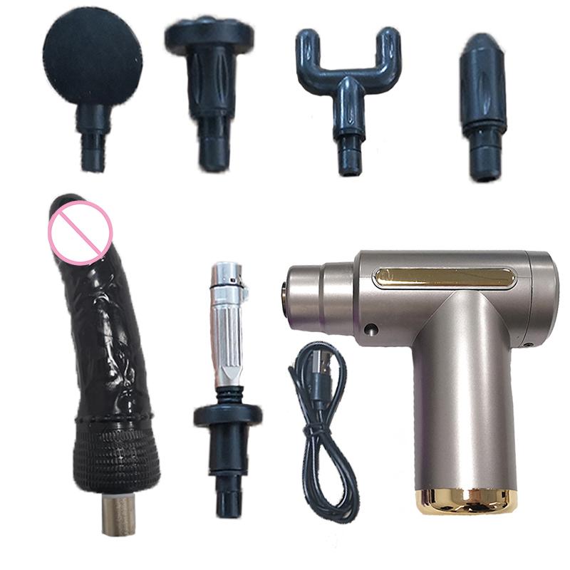 2in1 Penis Dildos Vibrators Gun Fascial Massager Adult Sexy Toysfor Woman G Spot Anal Clit Stimulator Sexy Accessories Sex Shop