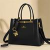 Bolsas de luxo de couro macio bolsas femininas designer 3 camadas ombro crossbody sac senhoras grande capacidade compras mensageiro tote