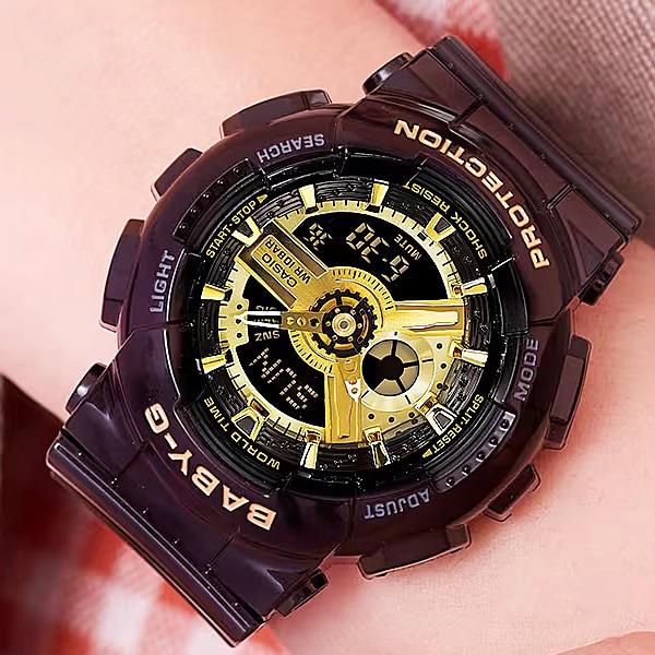 Casio Women S Ba 110 SerieS Rubber Band Black Ba 110x 1ajf