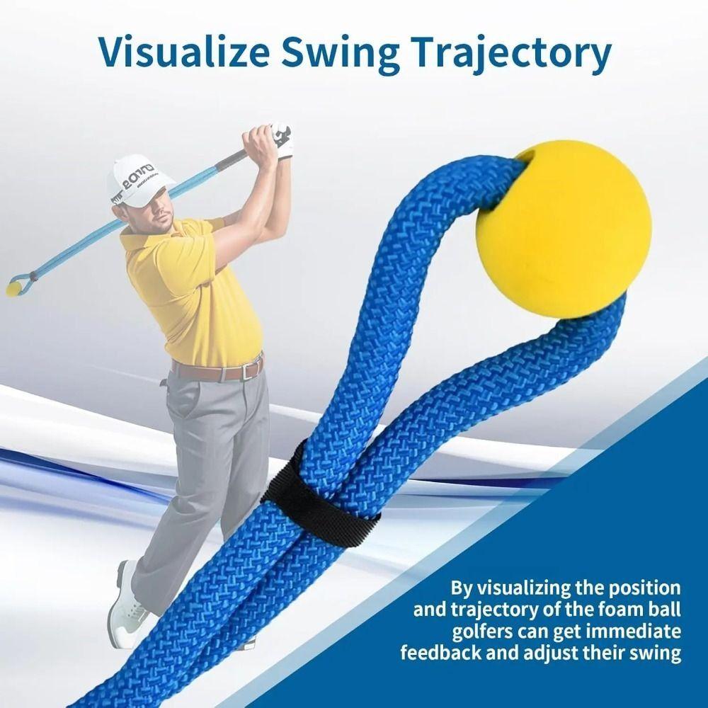 Safe Golf Swing Training Aid Nylon Golf Posture Corrector Golf Swing Practice Rope  Golfer Lovers