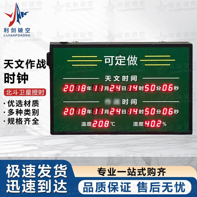 Satellite-Synchronized Astronomy Combat Clock with Temp & Humidity
