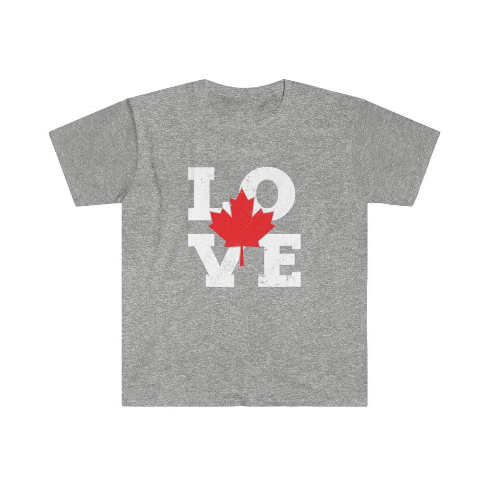 I Love Canada Shirt | Canada T Shirt | I Am Canadian | Canada T-Shirt | Unisex L