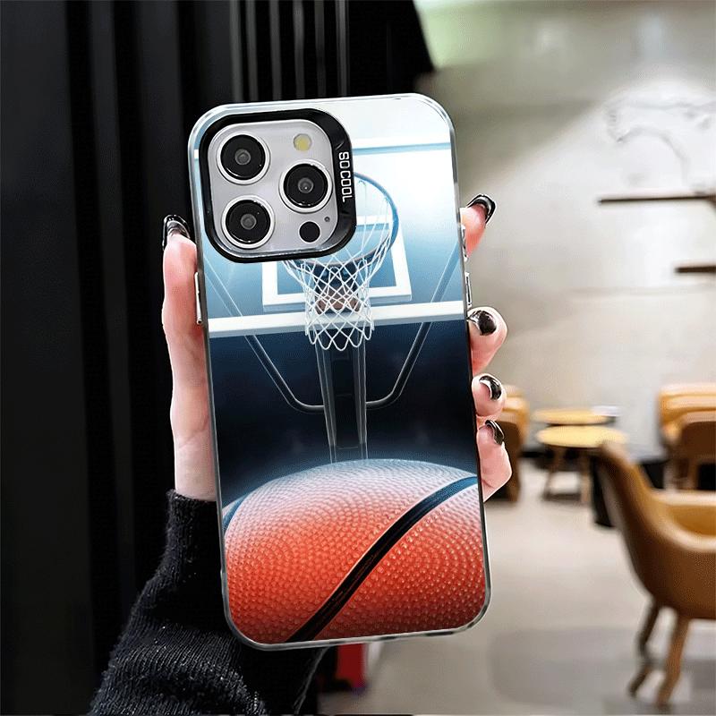 

Basketball Basket Sports Shockproof Phone Case for iPhone 17 Air 16 16E 15 Pro Max 14 Plus 13 Mini 12 Back Cover Anti Fall Funda iPhone 13 Pro Max