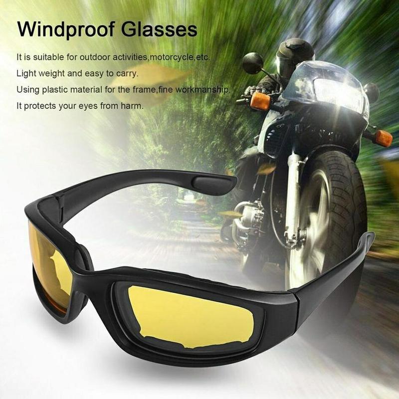 Gafas de Equitación al Aire Libre para Hombre y Mujer Gafas de Esquí CS Tiro Conducción de Coche Gafas de Sol de Esponja Gafas de Sol Deportivas de Motocicleta Tact E7F4