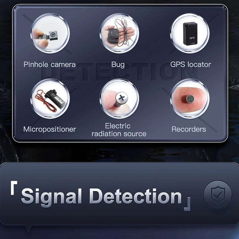 Ukryty Detektor Kamery Anty-Szpiegowski Sneak Samochodowy GPS Tracker Podsłuch Urządzenie Podsłuchowe Bezprzewodowy Skaner Sygnału Gadżet Ochrona Bezpieczeństwa