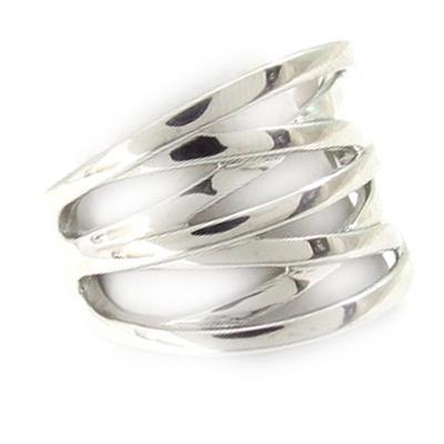 Silver 'Choreography' Ring